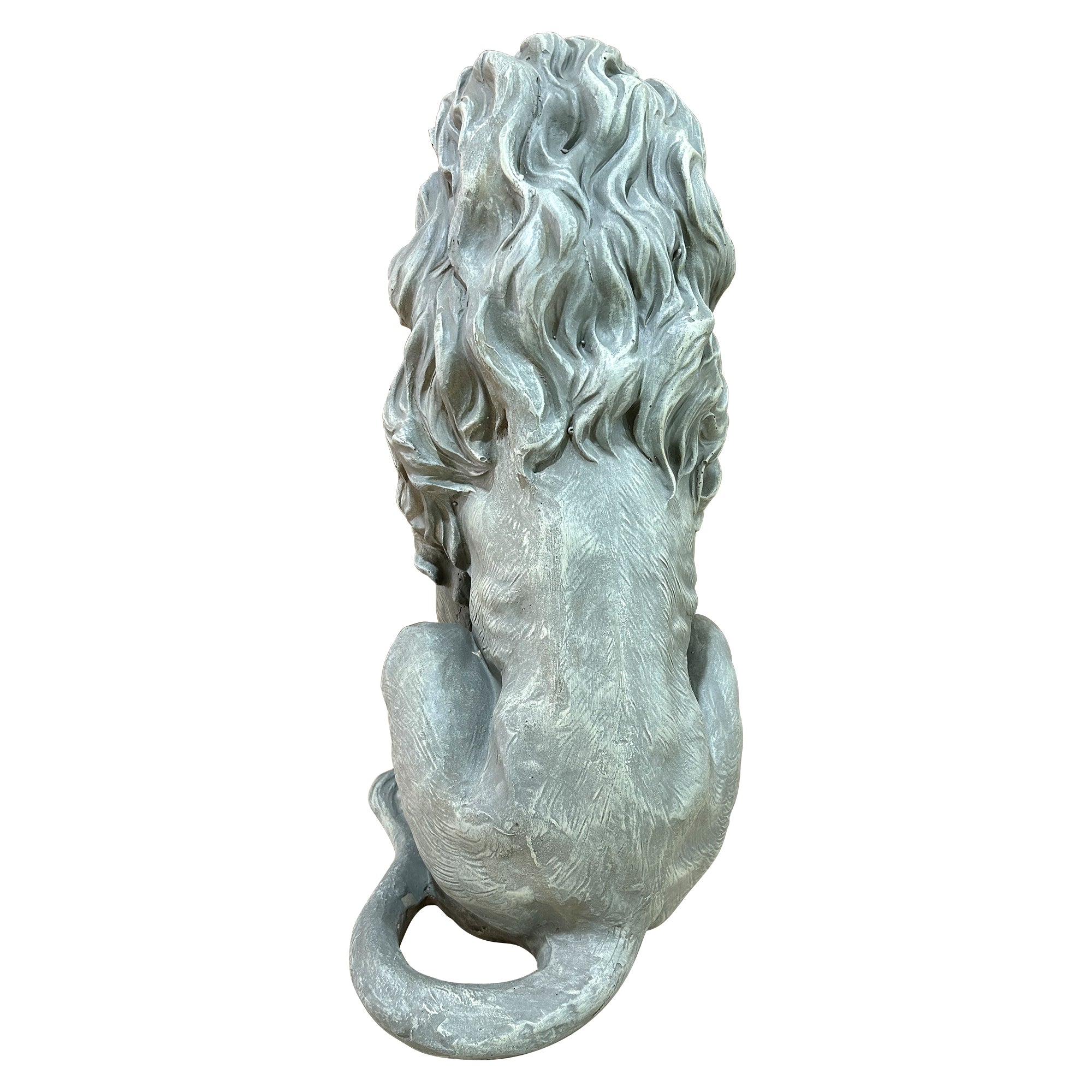 Magnesium Oxide Sitting Lion Statue