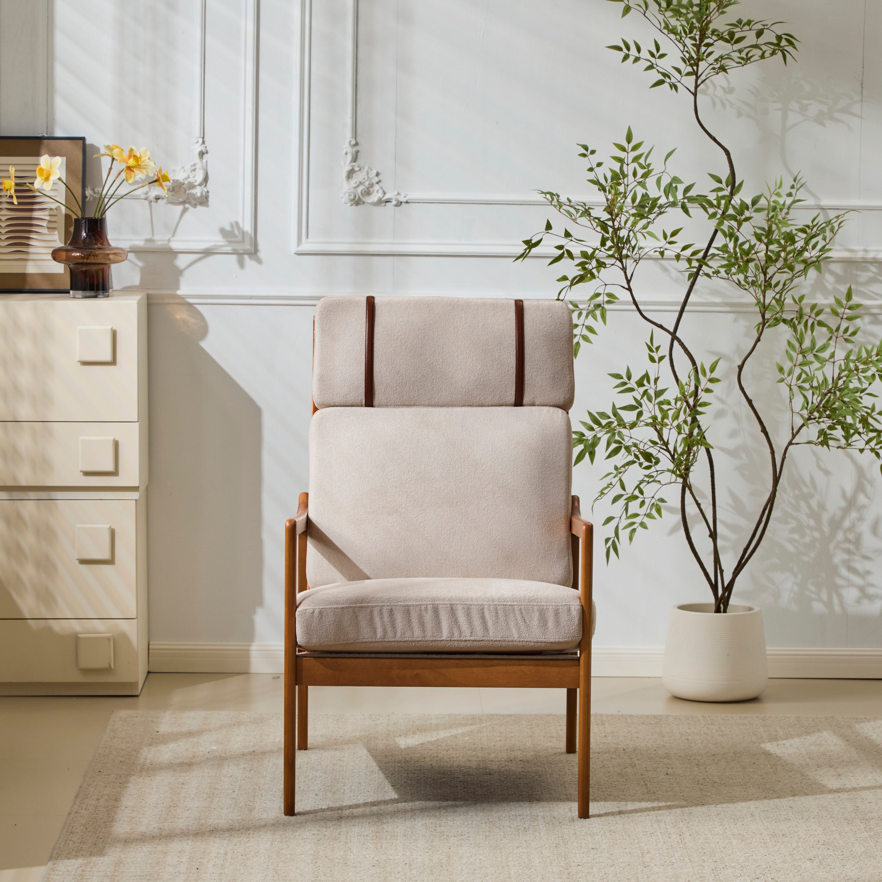 Mid Century Modern Accent Armchair