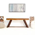 Marley Genuine Leather Bench