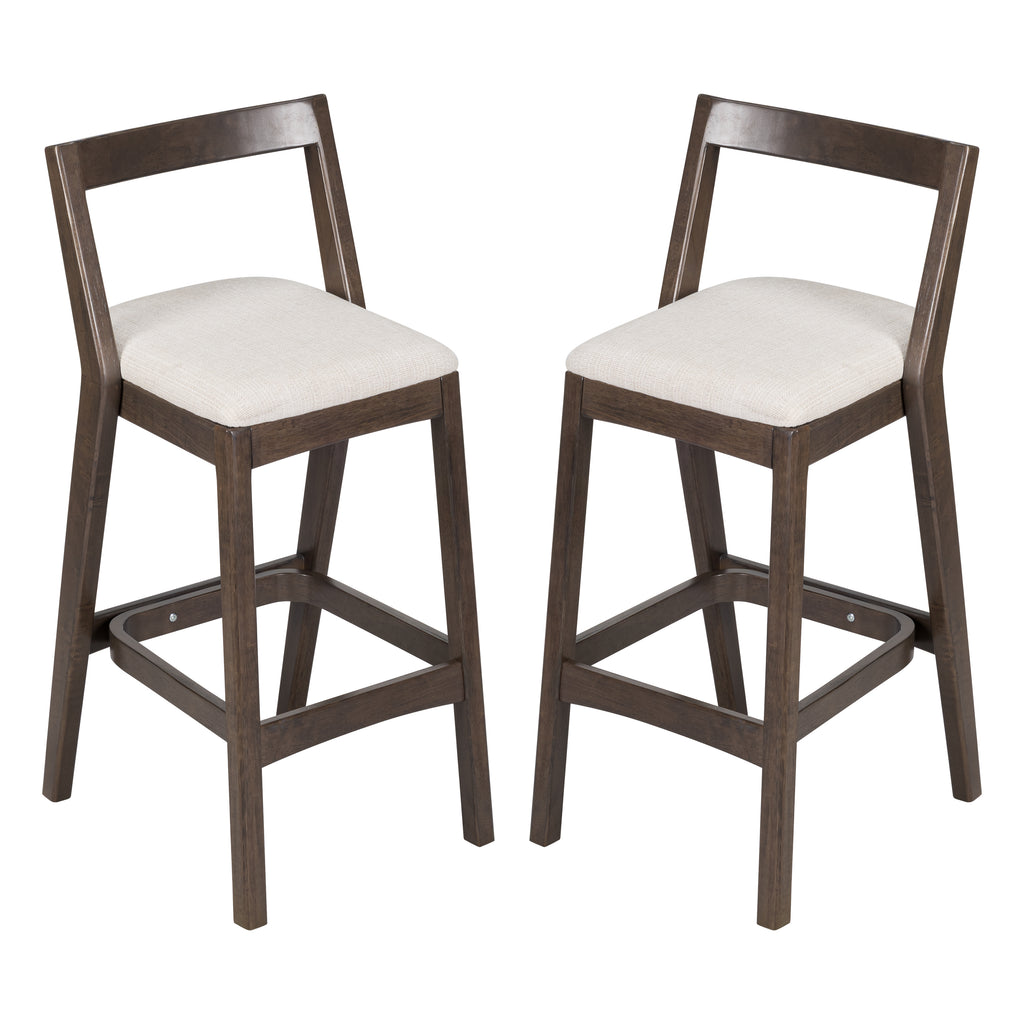 Jasper Indoor Rubberwood Barstool