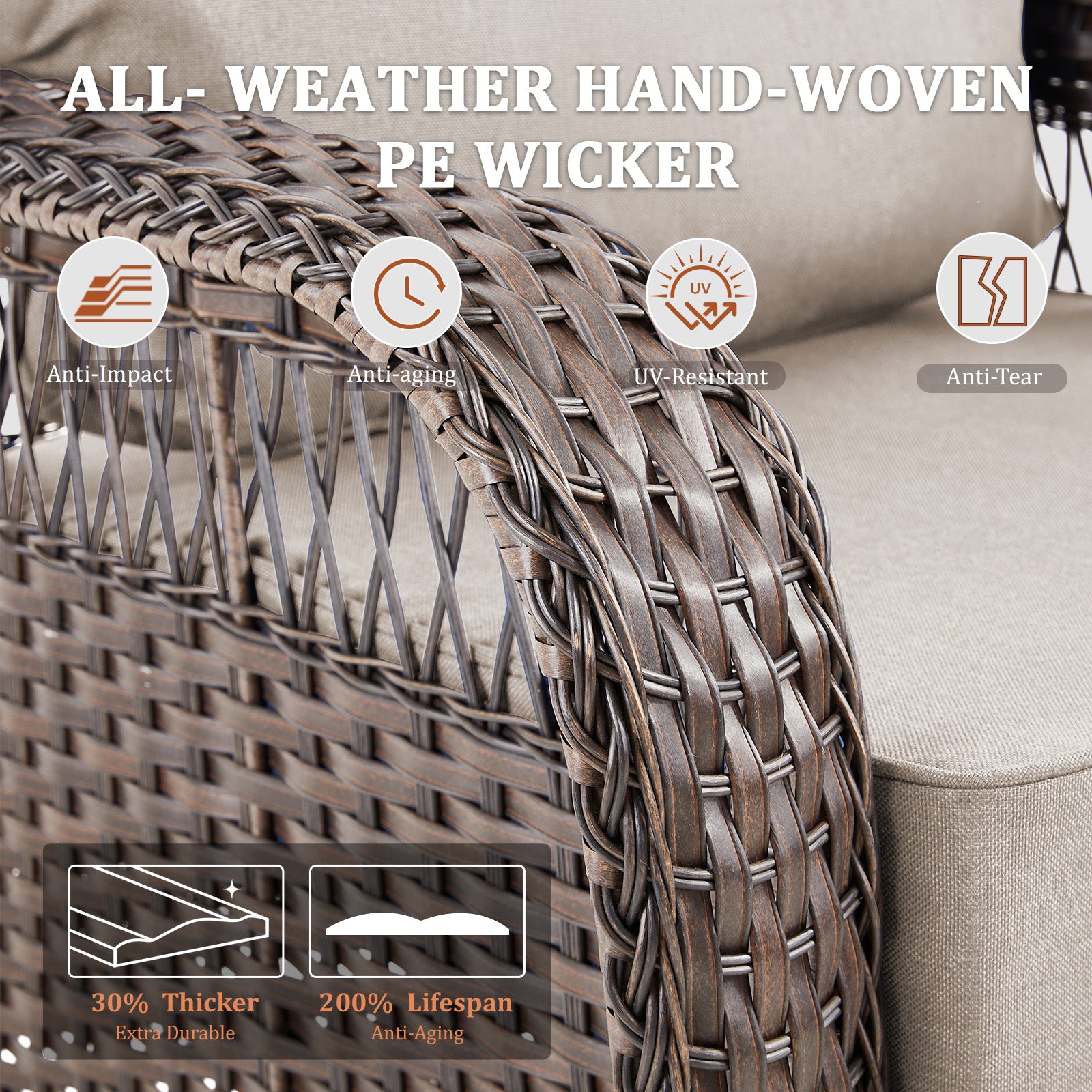 Outdoor Glider Chairs Set of 2