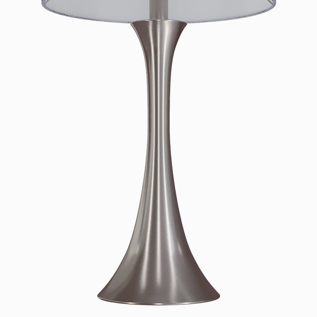 24" Contemporary Metal Table Lamp