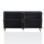 Modern Lacquered 4 Door Wooden Cabinet Sideboard Buffet