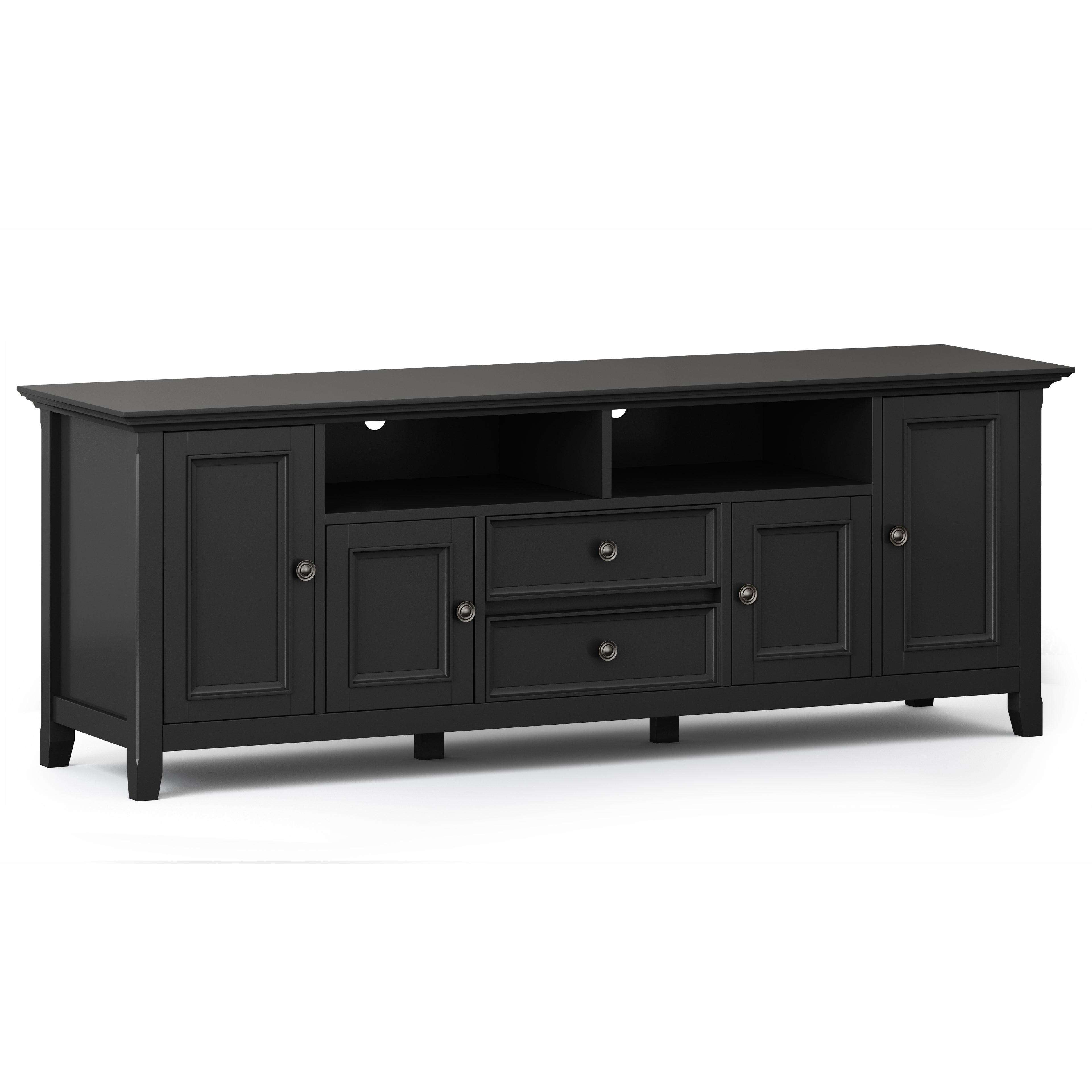 Amherst 72 Inch Wide Solid Wood TV Stand