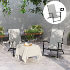 Outsunny Folding Patio Chairs Set of 2