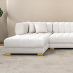 Marlow U-Shaped Velvet Sofa