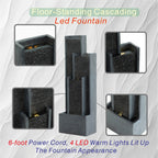40 Inch Modern Outdoor Water Fountain