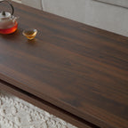Wood Coffee Table, Mid Century Modern Farmhouse Wooden Coffee Tables for Living Room