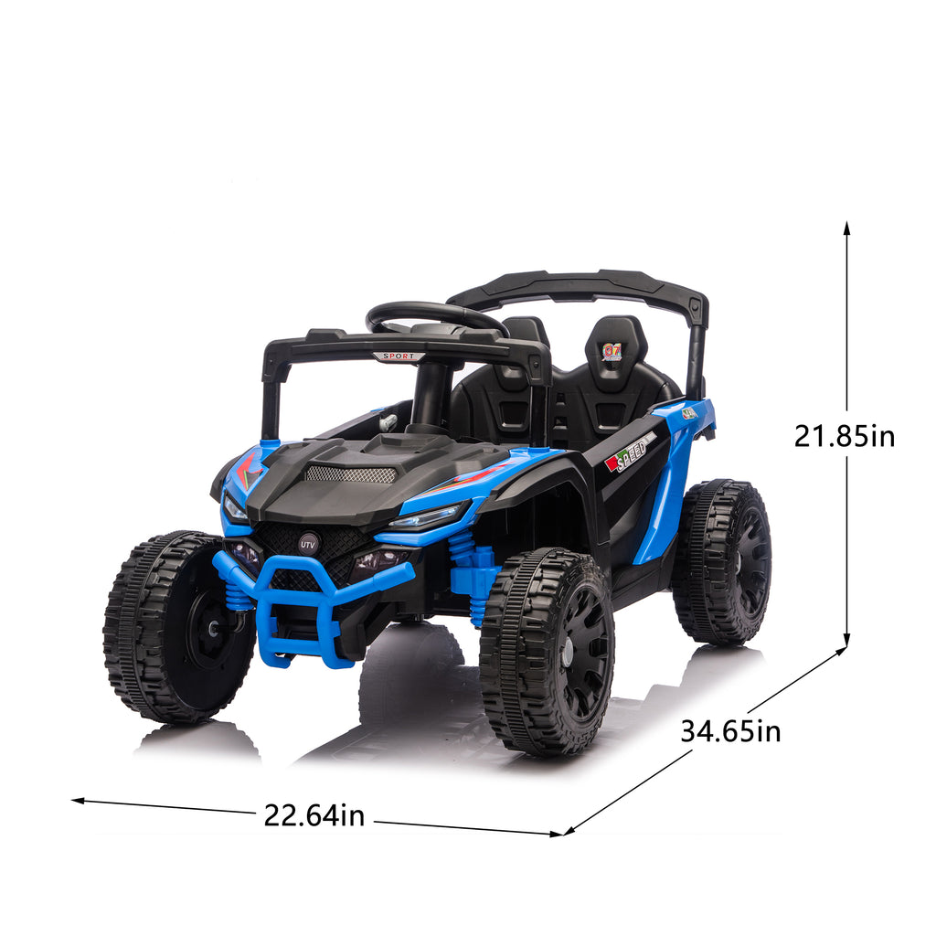 24V Kids Ride On UTV with Bluetooth and Music