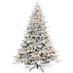 4ft Pre-Lit Flocked Artificial Christmas Tree