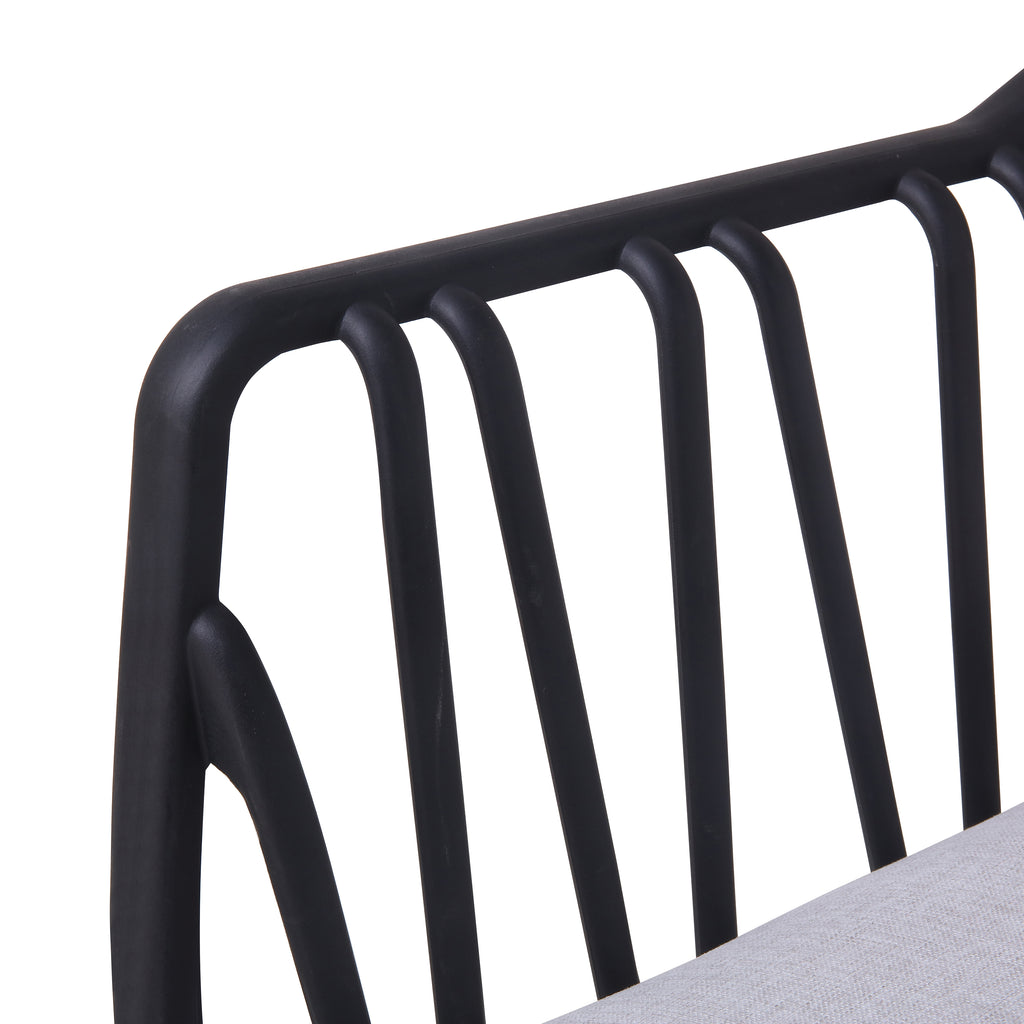 Huron Outdoor PP Club Chair Set of 2