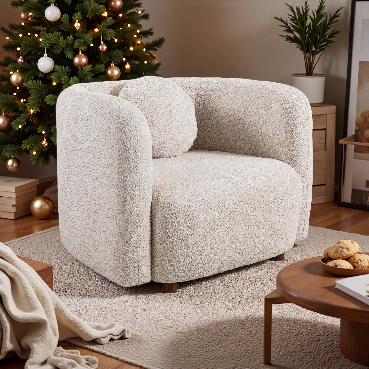 C3-2507 Accent Square Sofa Chair