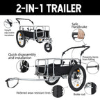 3-in-1 Heavy-Duty Bike Cargo Trailer