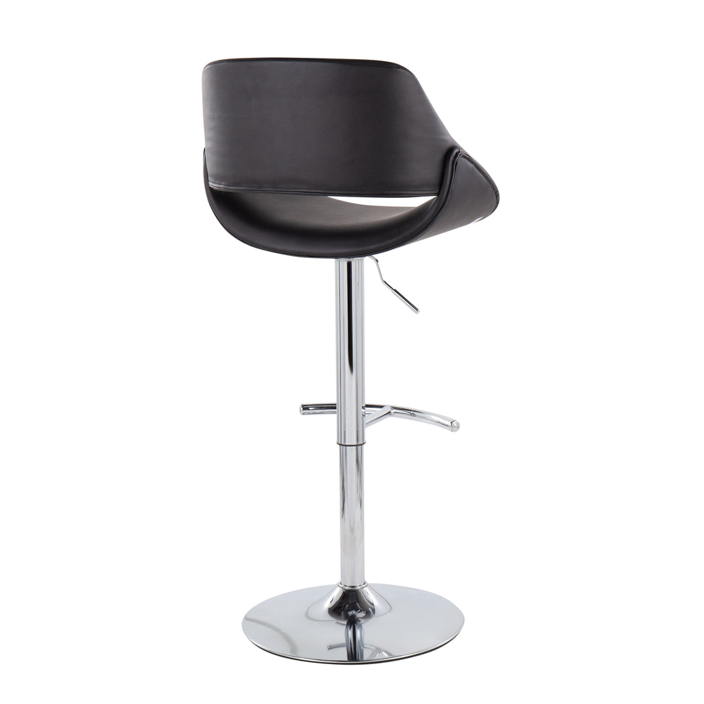 Contemporary Adjustable Bar Stool in Various Colors