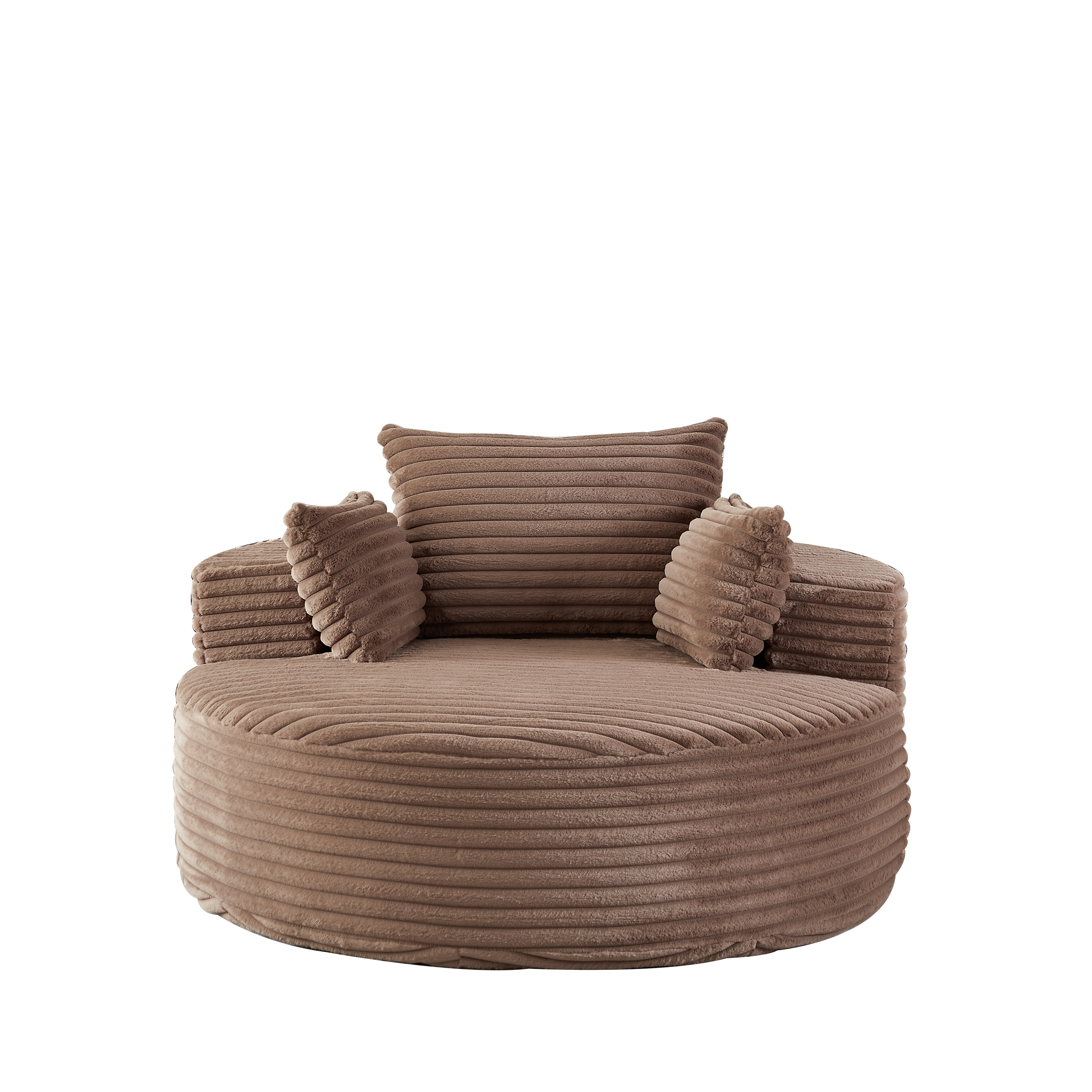 55" Corduroy Sponge Sleeper Chair