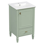 20" Bathroom Vanity with Ceramic Sink