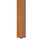 41 Inch Height Teak Finish Acacia Solid Wood Outdoor Dining Table