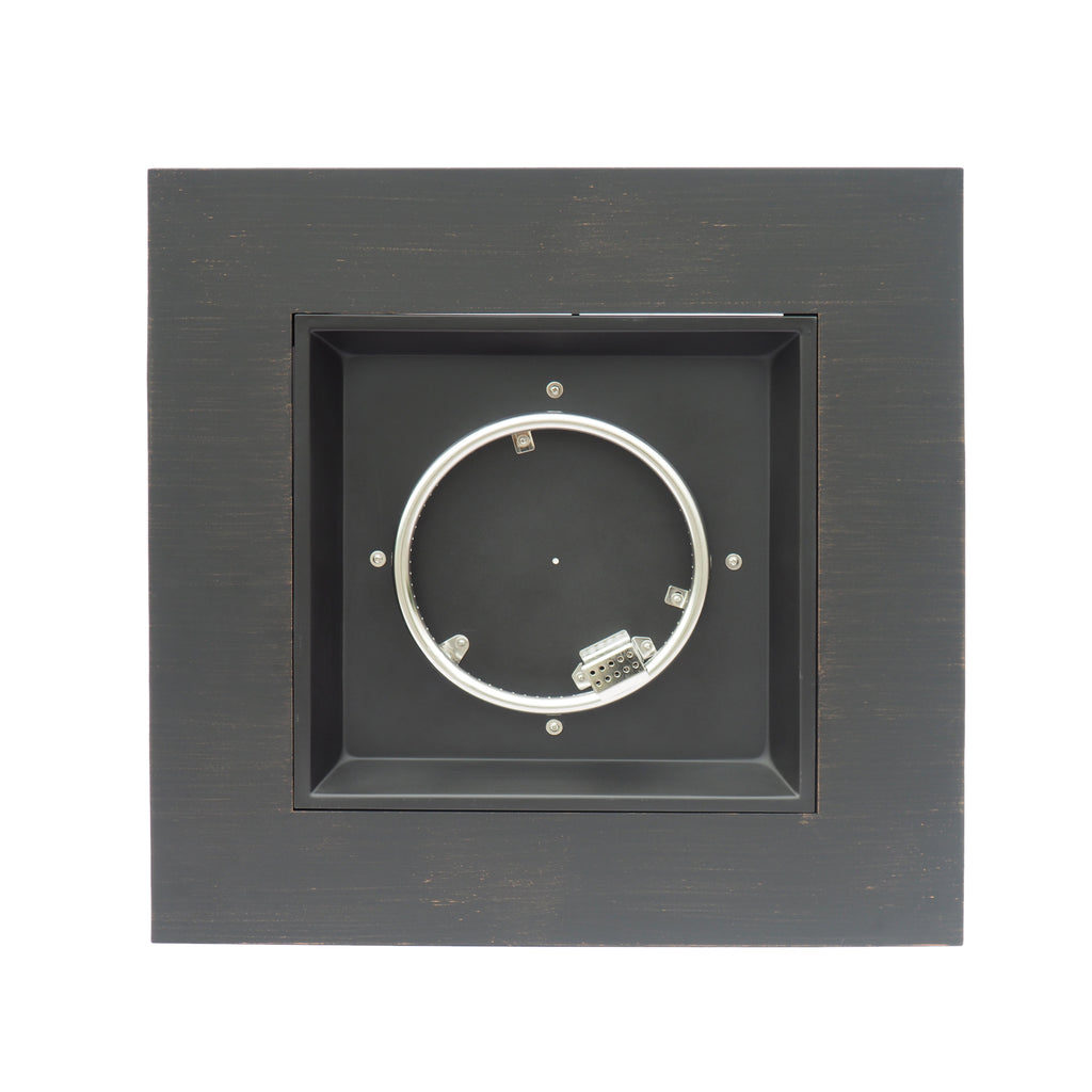 33" Outdoor Iron Square Propane Fire Pit