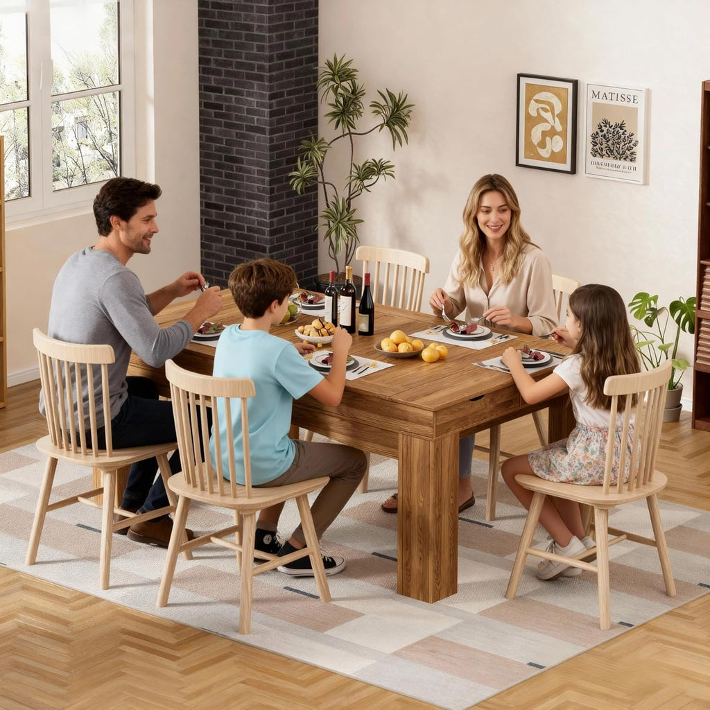 Gaming Table with Removable Top for 4-6 Players