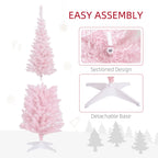 Pink 5ft Pencil Christmas Tree
