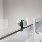 56-60 Inch Double Sliding Frameless Soft-Close Shower Door