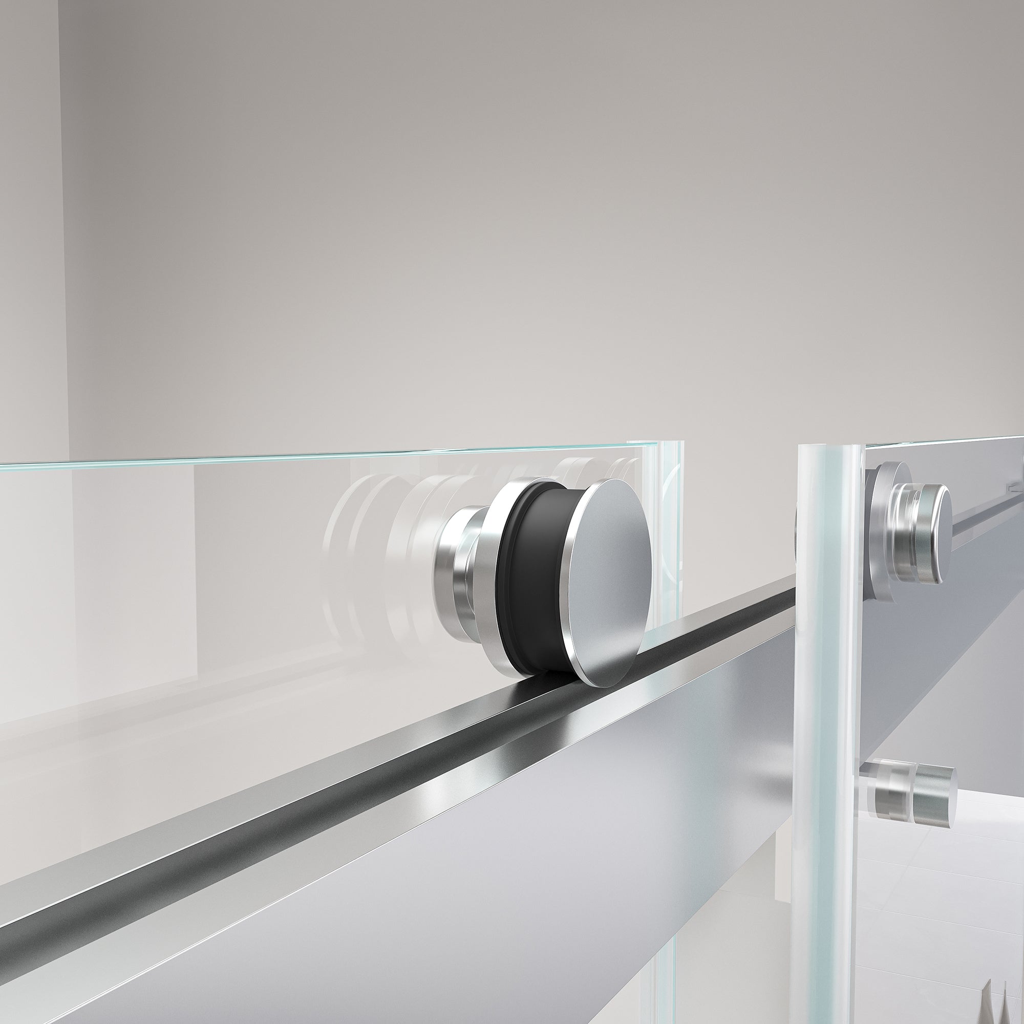 56-60 Inch Double Sliding Frameless Soft-Close Shower Door