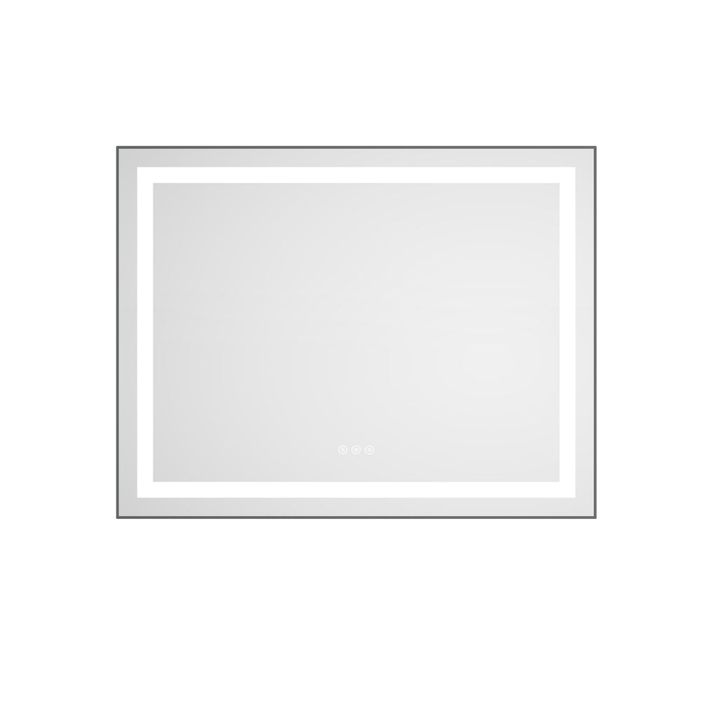 36" x 28" LED Bathroom Mirror with Front and Backlight