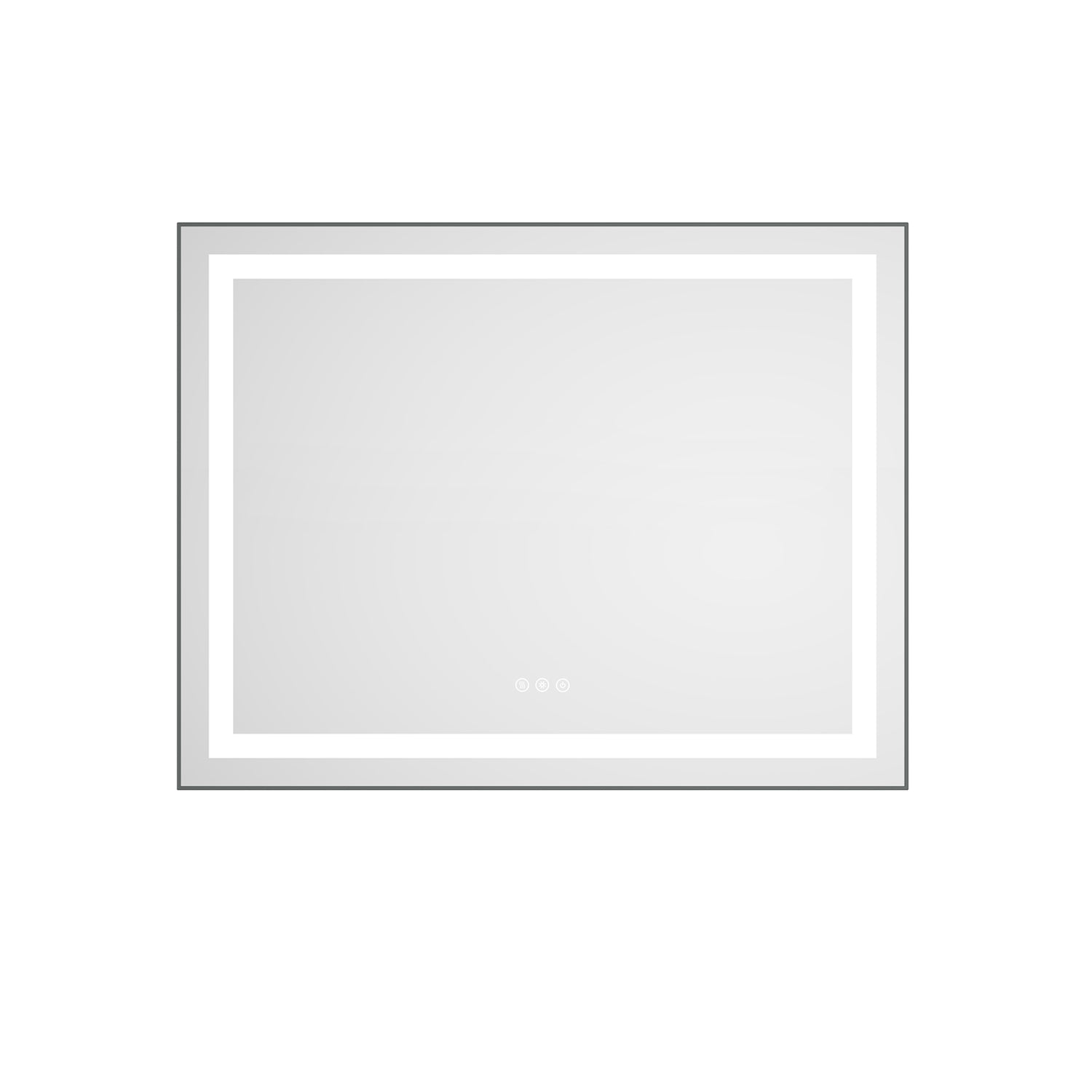 36" x 28" LED Bathroom Mirror with Front and Backlight