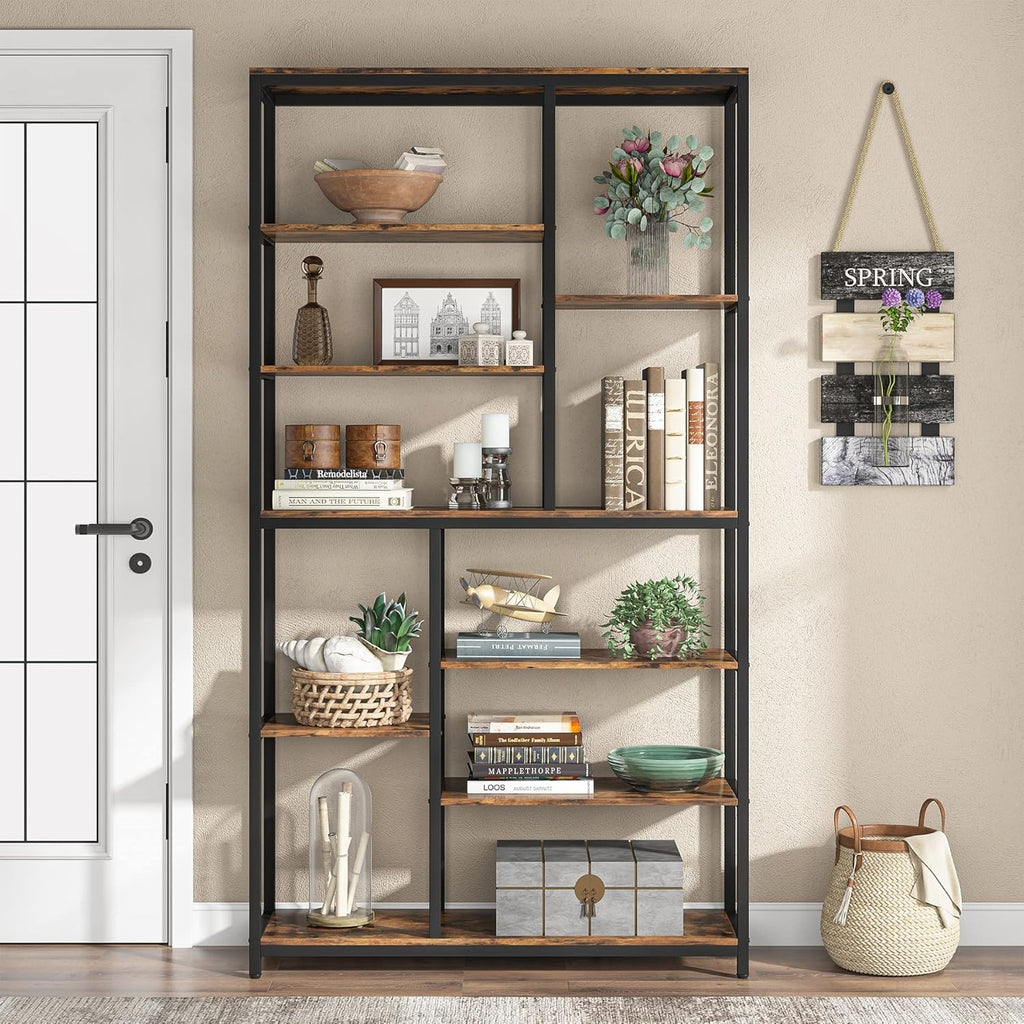 78.7" Extra Tall 8-Tier Rustic