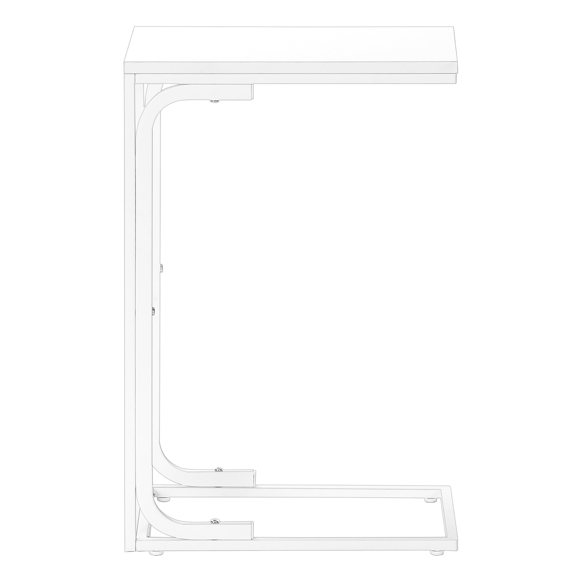 Stylish C-shaped Accent Table