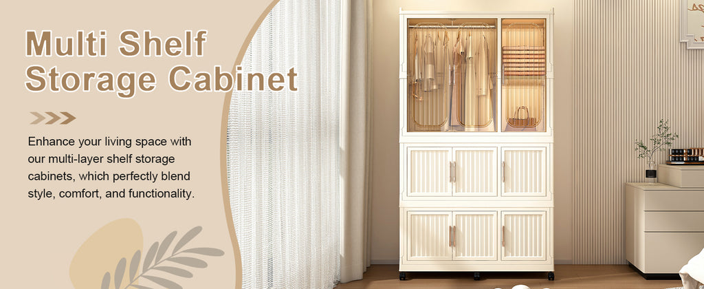 Portable Wardrobe Closet Storage Organizer