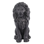 Elegant Sitting Lion Statue