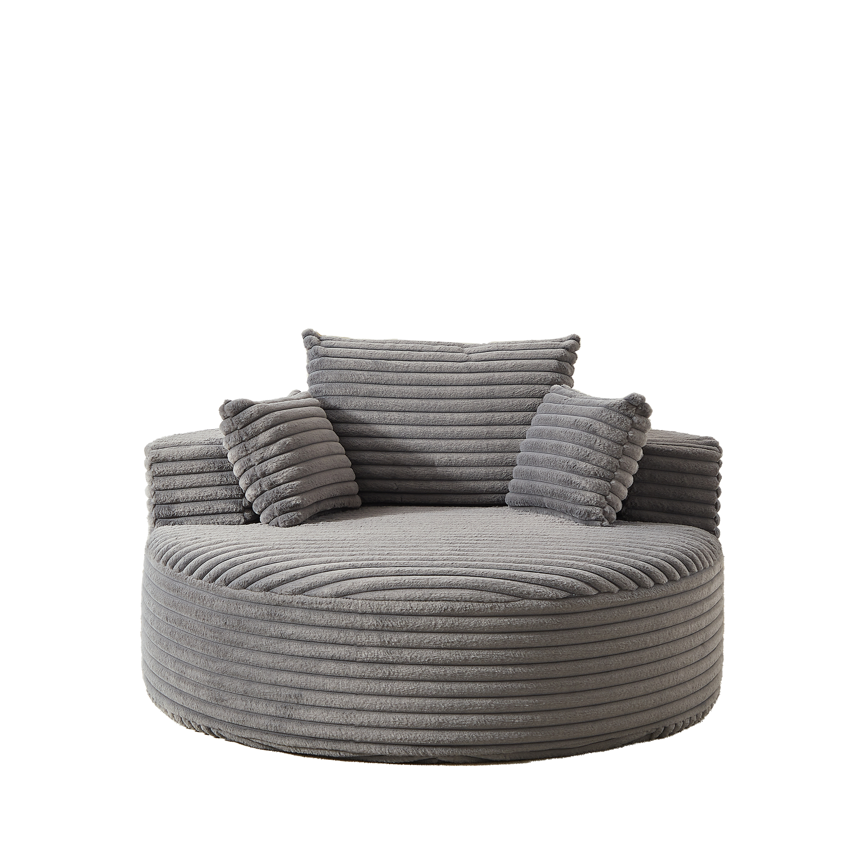 55'L Corduroy Sponge Single Sofa