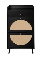 Rattan Allen 2 Door 1 Drawer Cabinet - Shoe Rack