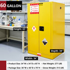 60 Gal Flammable Safety Cabinet