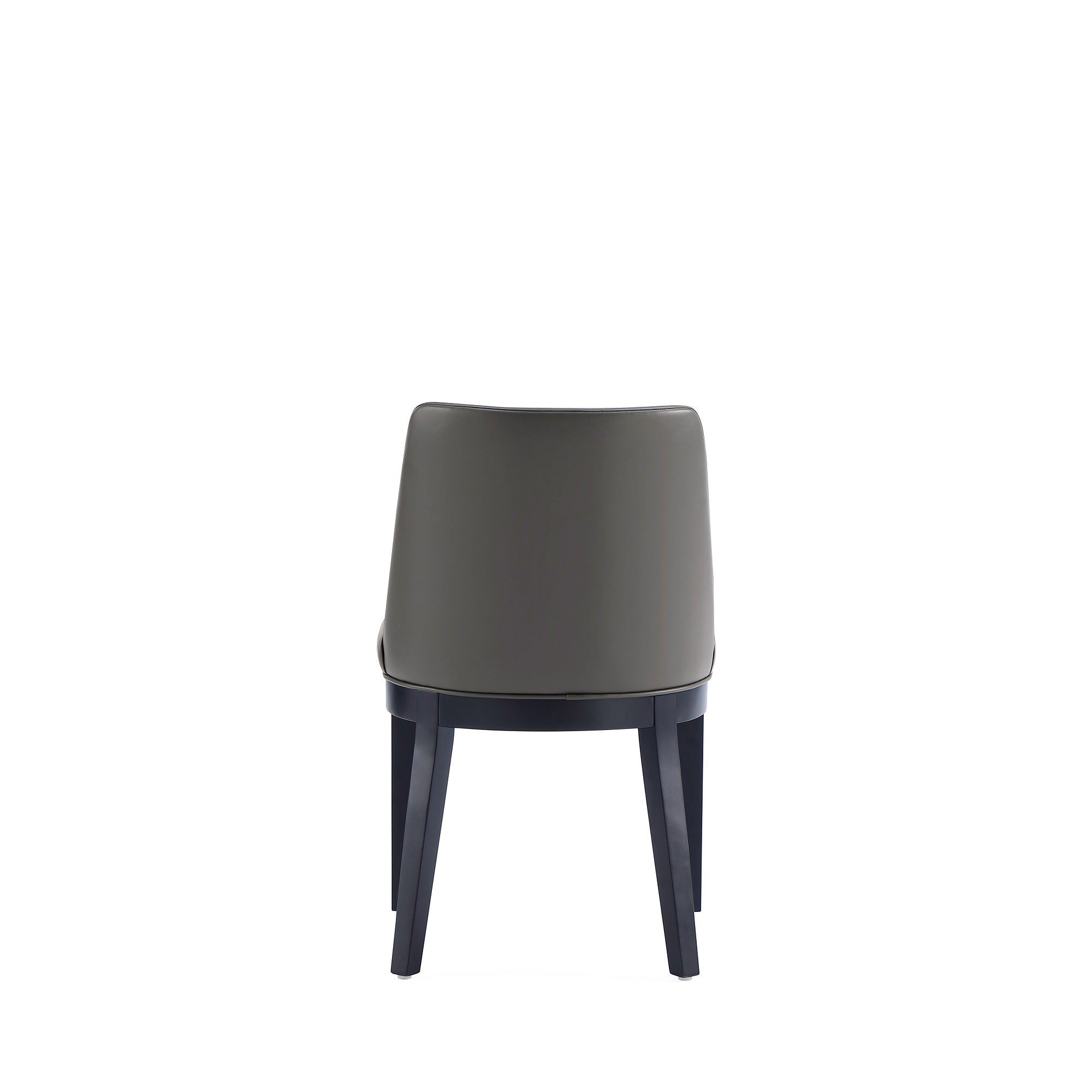 Gansevoort Wood Vegan Leather Dining Chair Set of 2