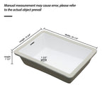 Premium Ceramic Undermount Bathroom Sink