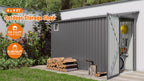 4x9 FT Lean to Shed with Windows