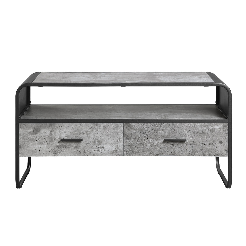 Raziela Concrete TV Stand