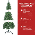 8FT Artificial Christmas Tree with 1136 PVC Tips