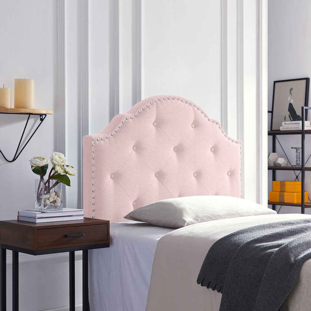 Tufted Upholstered Headboard Twin Size