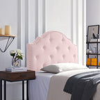 Tufted Upholstered Headboard Twin Size