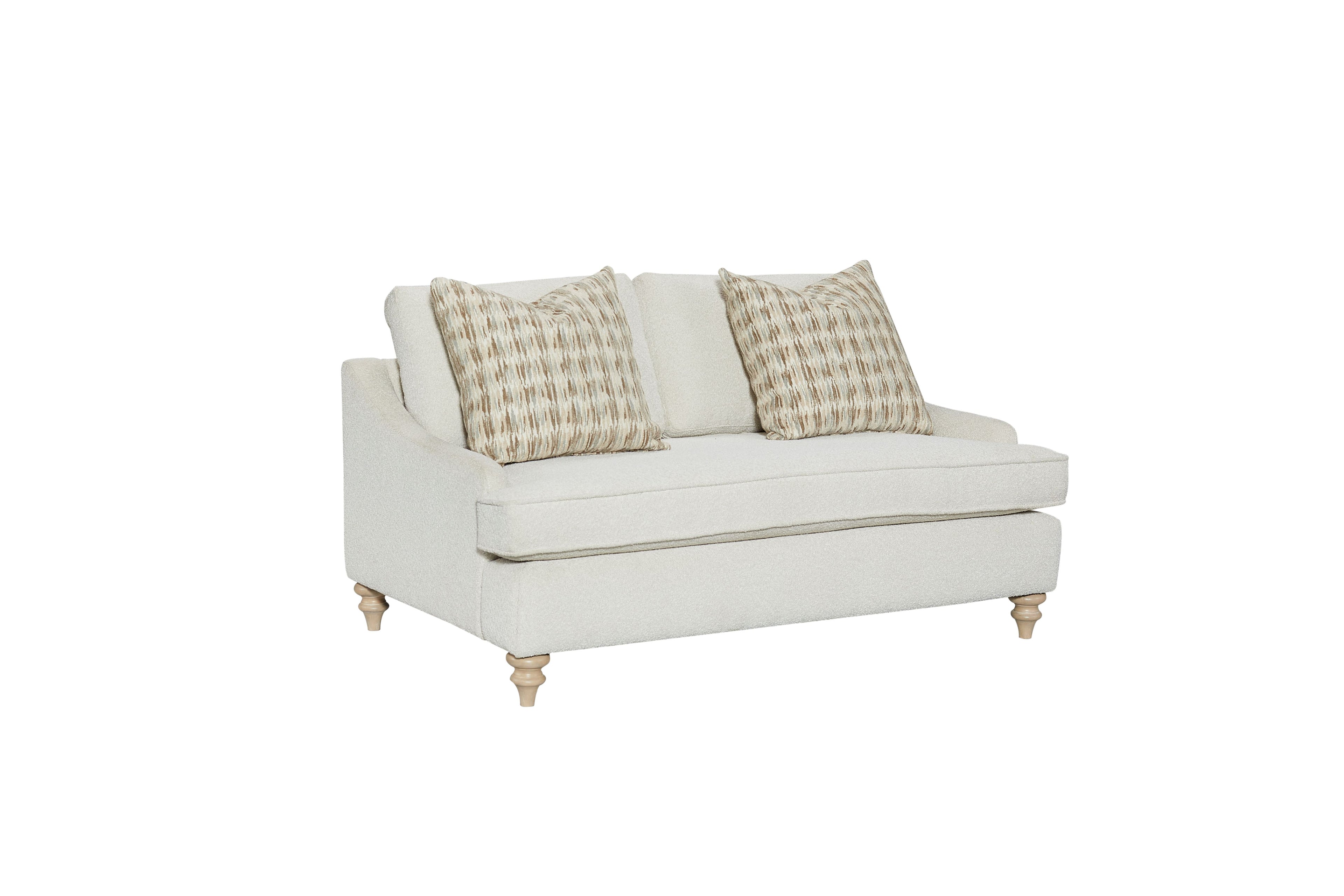 Loveseat Reversible Cushion with 2 Pillows