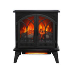 24 Inch 3D Flame Electric Infrared Quartz Fireplace Stove