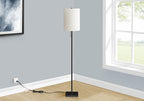 62"h Brass Metal Floor Lamp