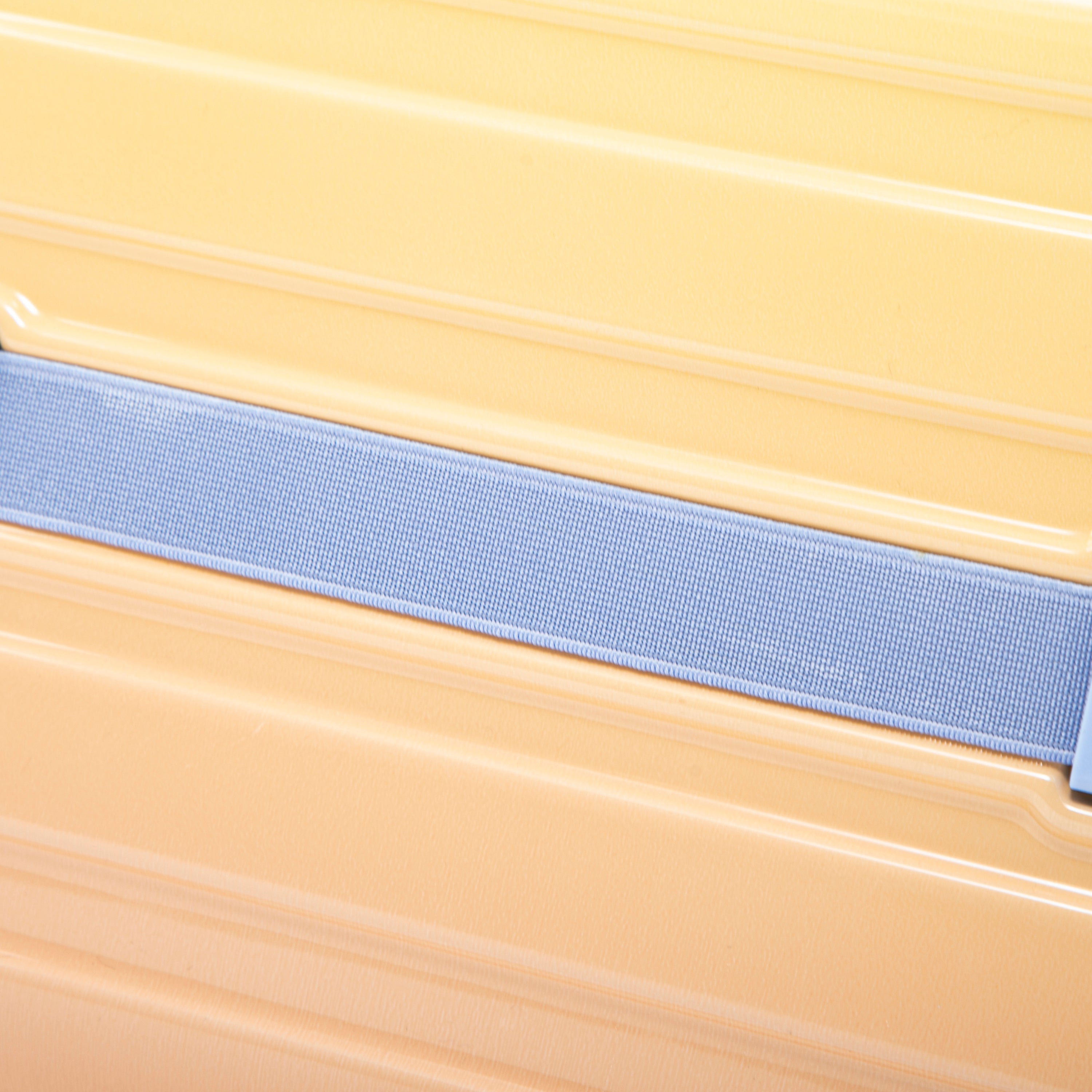 14'/20' 2-Piece PC Spinner Wheel Luggage Set in Gradient Blue Yellow