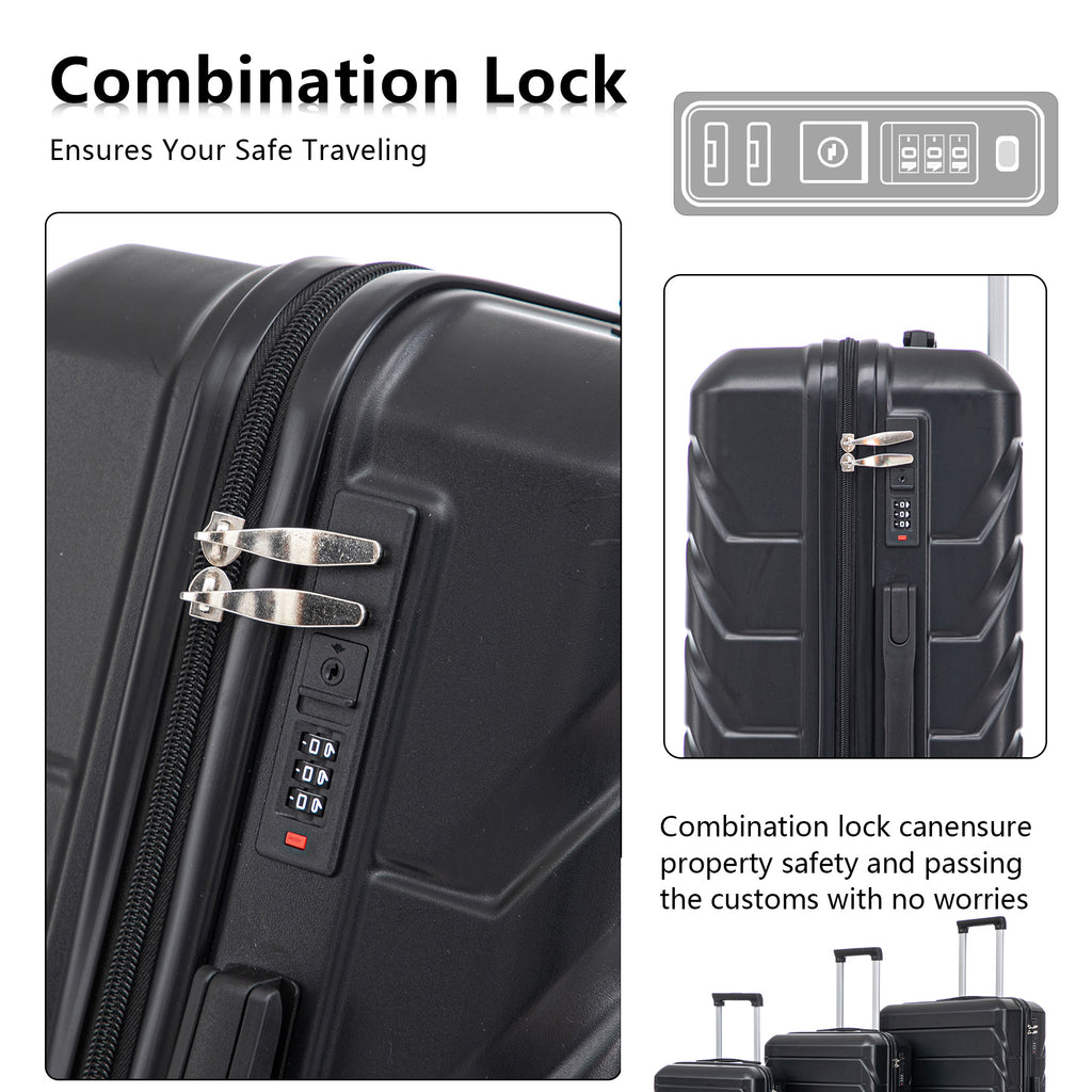 HIFINE TOURIST 20"/24"/28" 3 Pcs Set in Black