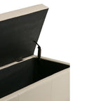 Avalon 48 Inch Wide Storage Ottoman Bench in Satin