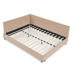 Queen Size Upholstered Tufted Bed Frame
