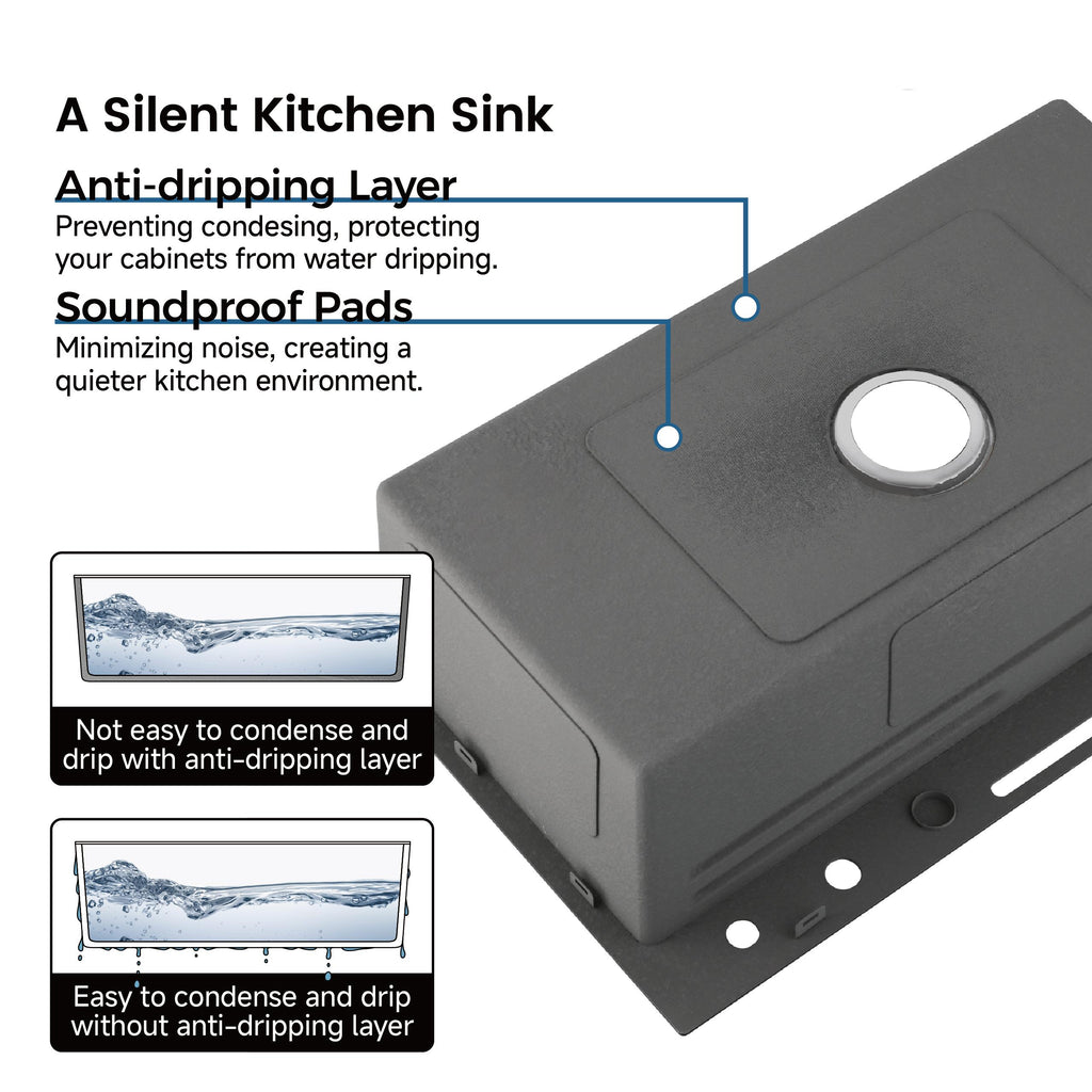 Pull-out Faucet Single Bowl Kitchen Sink